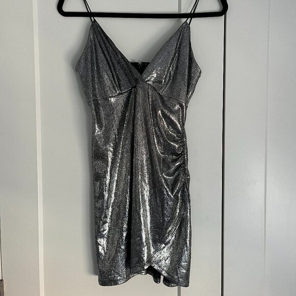 Shiny Mini Dress | Size M - Picture 1 of 5